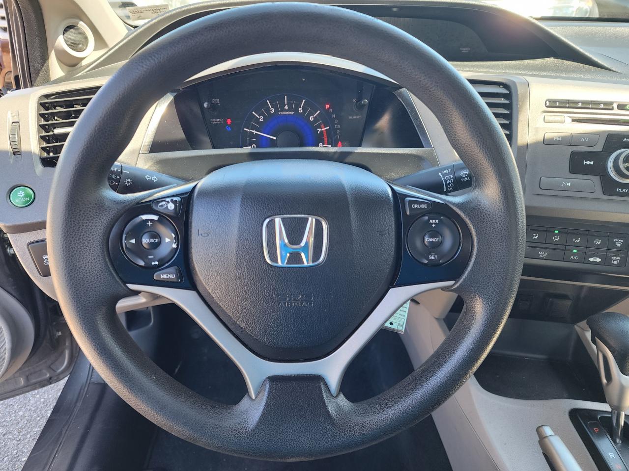 Honda Civic LX Coupe 5-Speed AT 2012