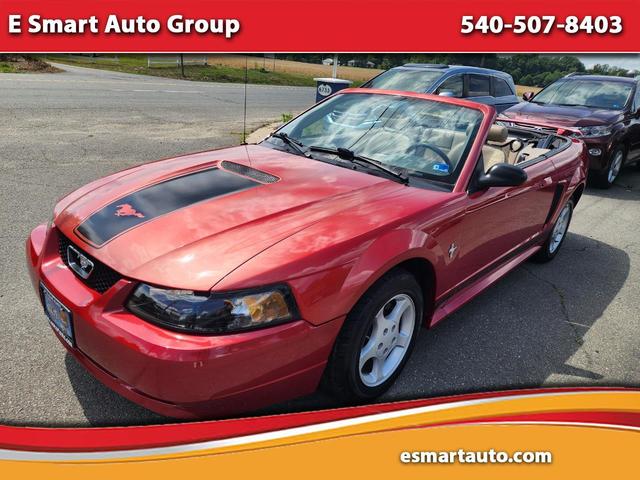 Red 2001 Ford Mustang Convertible Rear-Wheel Drive Automatic