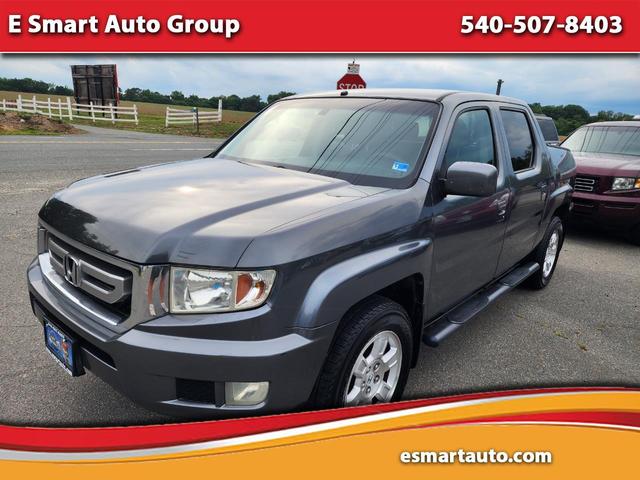 Gray 2010 Honda Ridgeline Pickup Truck Four-Wheel Drive Automatic