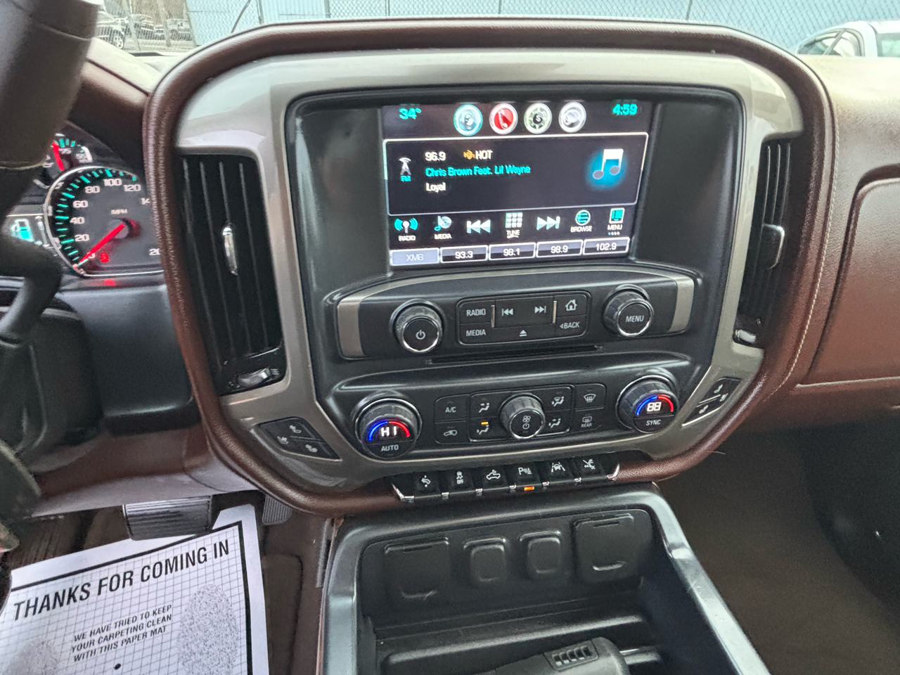 Chevrolet Silverado 1500 4WD Crew Cab 153.0" High Country 2016