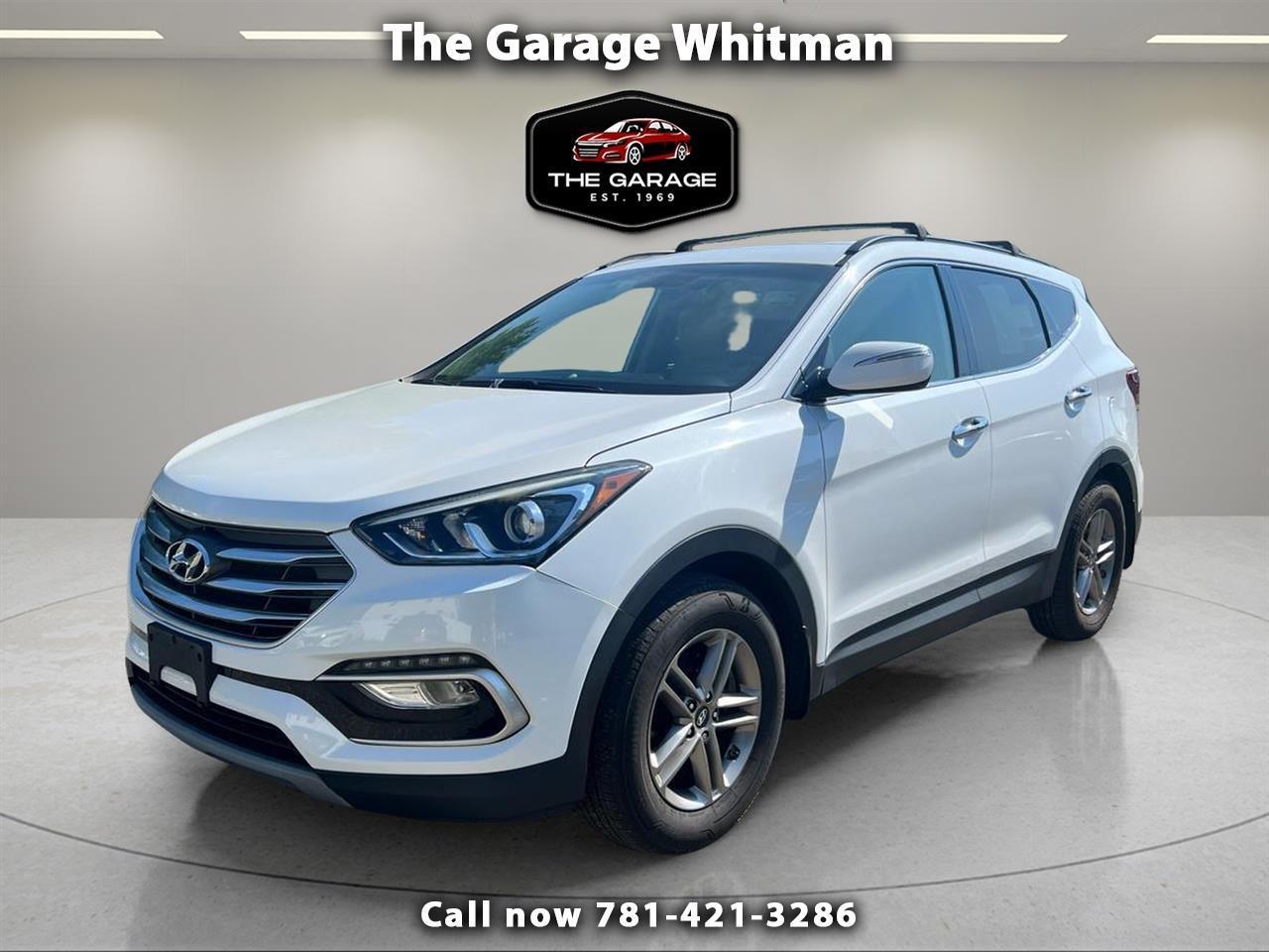 White 2018 Hyundai Santa Fe Sport SUV / Crossover All-Wheel Drive Automatic