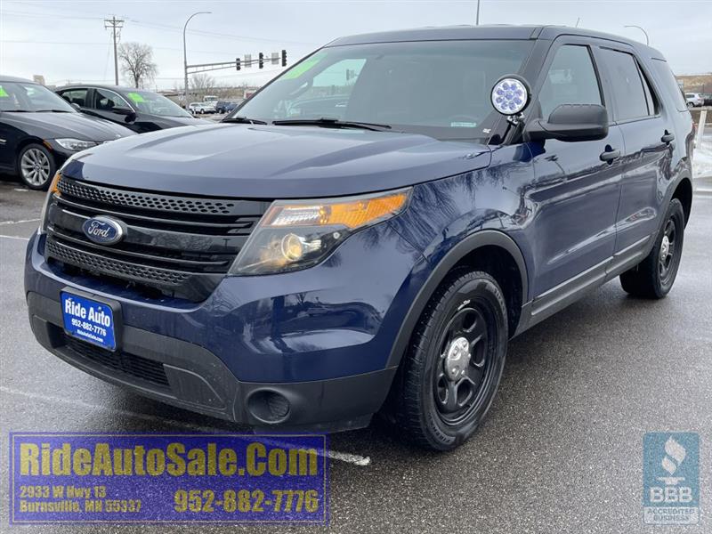 Used 15 Ford Explorer Police Utility Interceptor Awd 3 7 V6 Nice For Sale In Burnsville Mn Ride Auto Sales And Finance