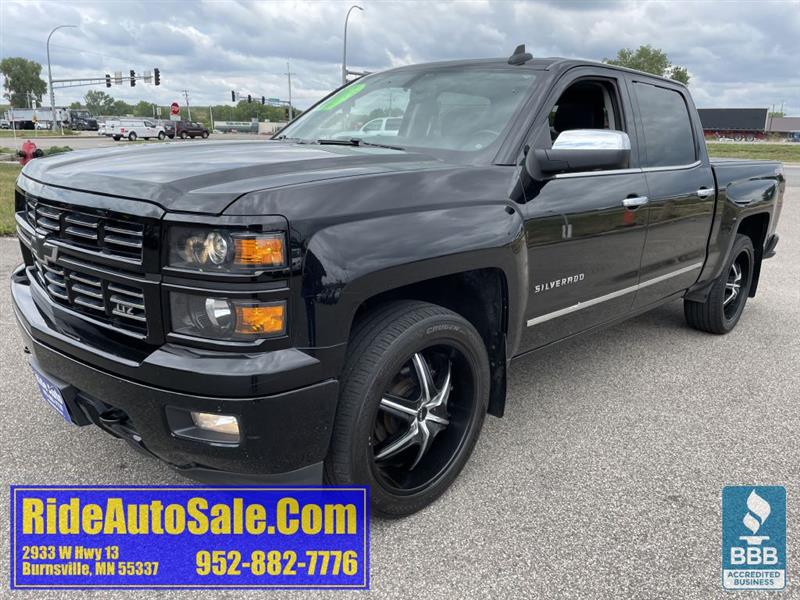 Used 2015 Chevrolet Silverado 1500 LTZ, Crew cab 4dr, 4x4, leather, P