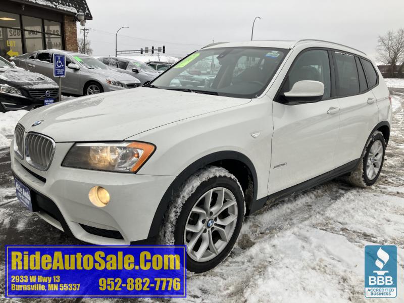 2013 BMW X3 xDrive28i, Cross Over SUV, 2.0 4cyl, AWD !