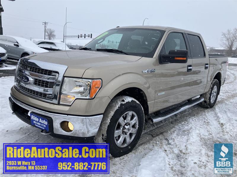 2013 Ford F-150 XLT, Crew cab 4dr, 4x4, 365HP V6, clean !