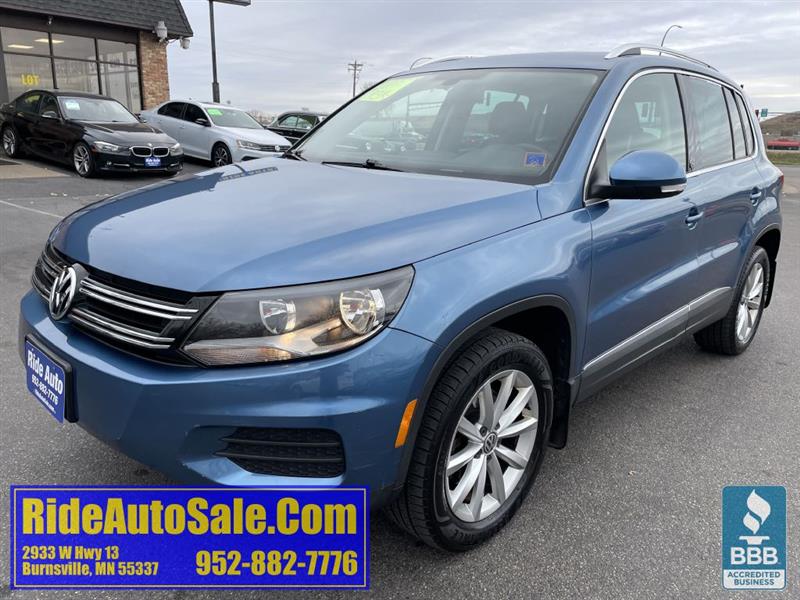 2017 Volkswagen Tiguan Wolfsburg Edition 4Motion AWD, 4cyl, leather!