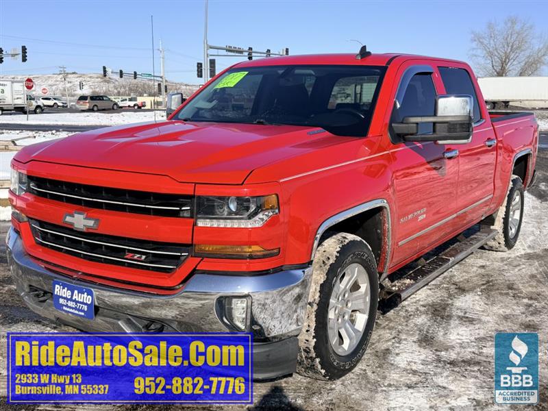 2017 Chevrolet Silverado 1500 LT Crew cab Z71 4x4 5.3 V8 clean FINANCE!