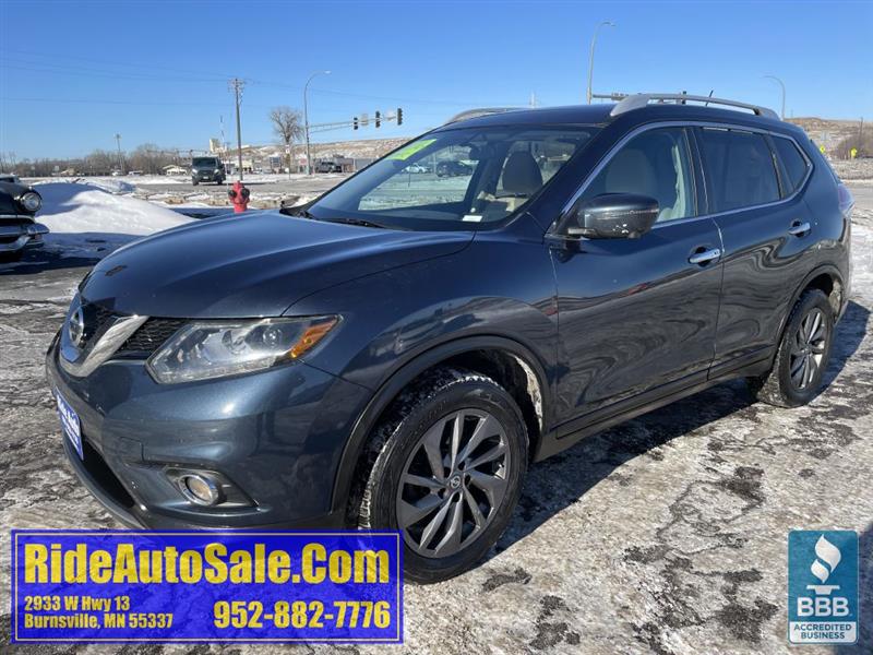 2016 Nissan Rogue SL 5 Pass Cross Over SUV 2.5 4cyl AWD FINANCING!