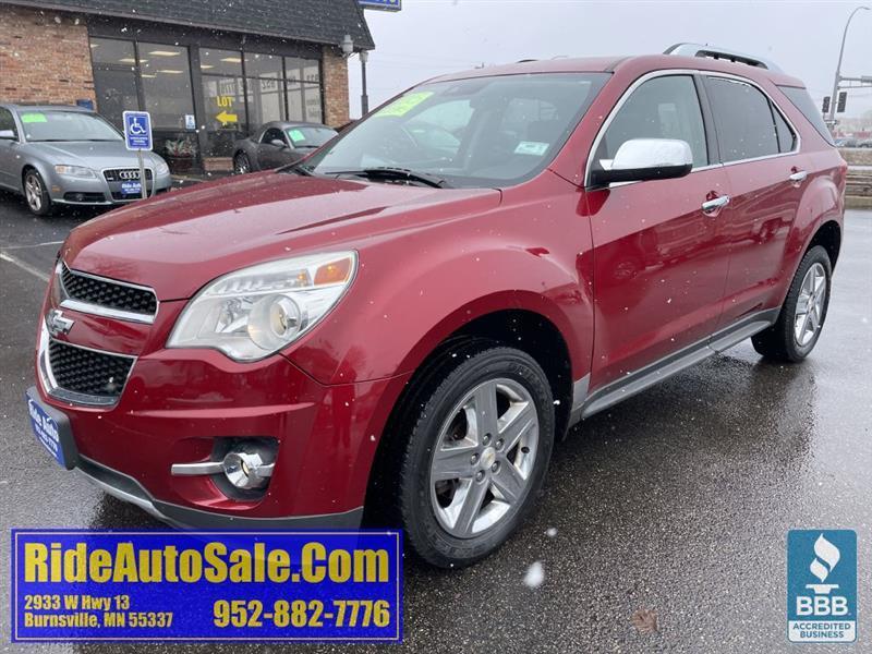 2015 Chevrolet Equinox LTZ, 5 Passenger, AWD, 2.4 4cyl, leather, CLEAN !