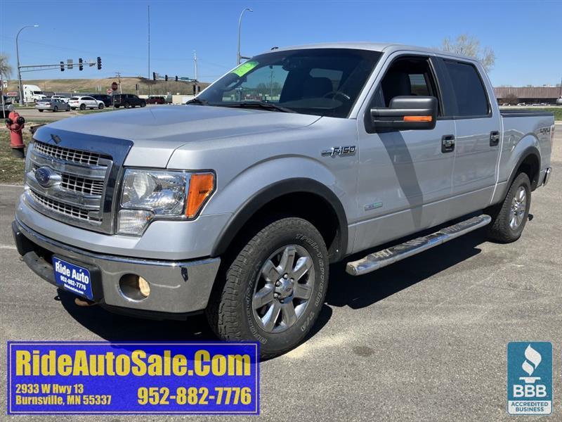 2013 Ford F-150 XLT, Crew cab 4dr, 4x4, 365HP 3.5 V6, 1 owner !
