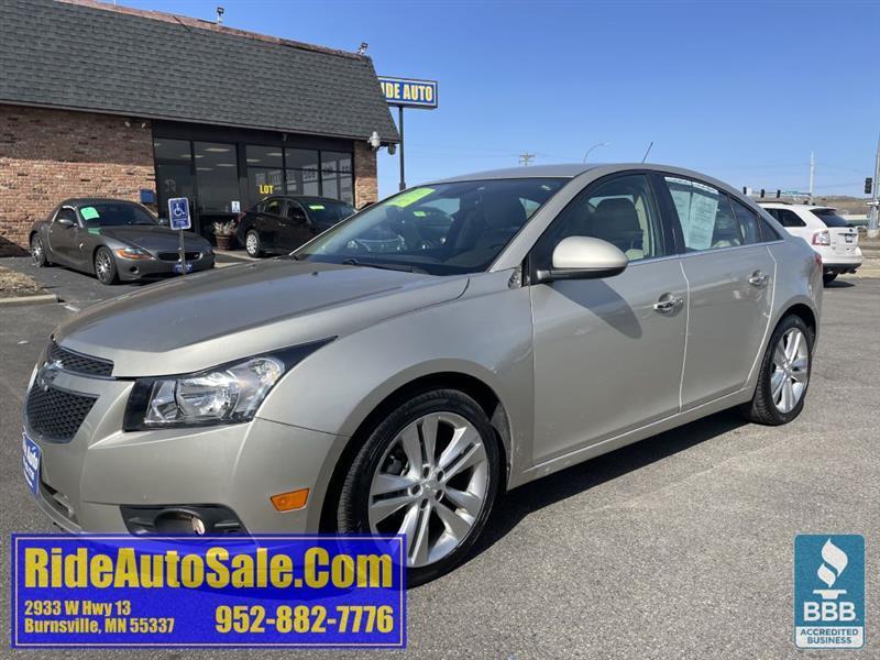 2014 Chevrolet Cruze LTZ, 4dr sedan, Leather, 4cyl, runs great !