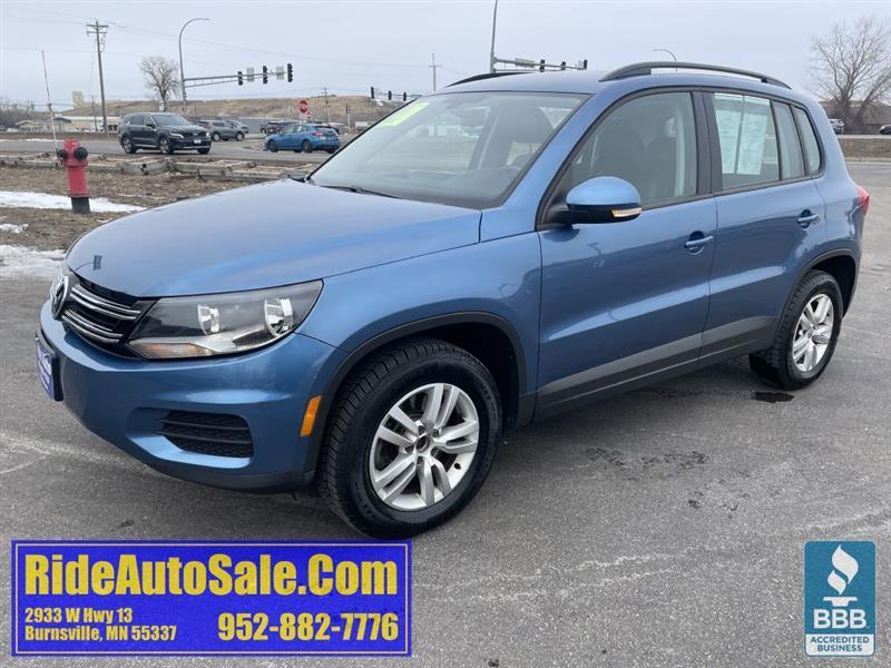 2017 Volkswagen Tiguan 2.0T S 4Motion AWD, 4cyl, leather, CLEAN !