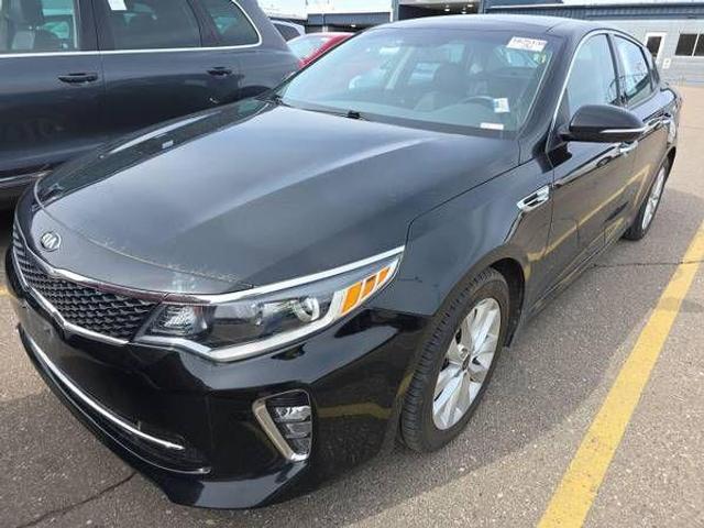 Black 2018 Kia Optima S Sedan Front-Wheel Drive Automatic