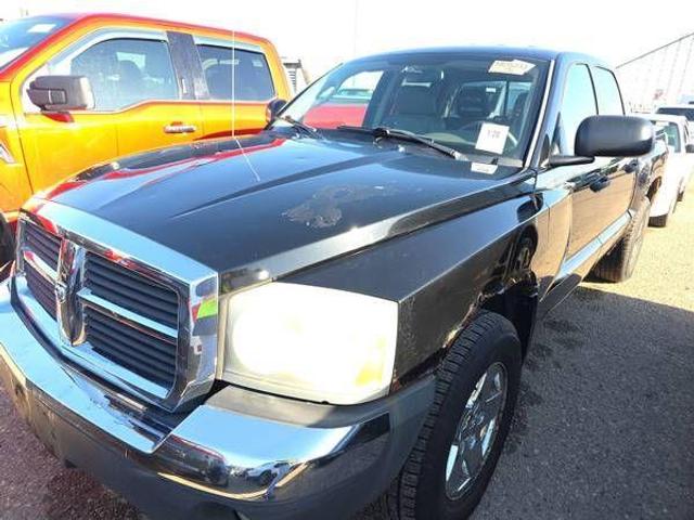 Black 2005 Dodge Dakota SLT Quad Cab 4WD Pickup Truck Four-Wheel Drive Automatic