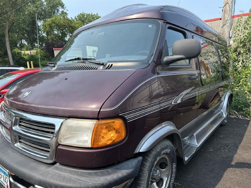2000 Dodge Ram Van B1500, Conversion High Top, 318 5.2 V8, leather!