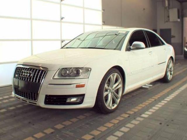 White 2008 Audi S8 Sedan All-Wheel Drive Automatic