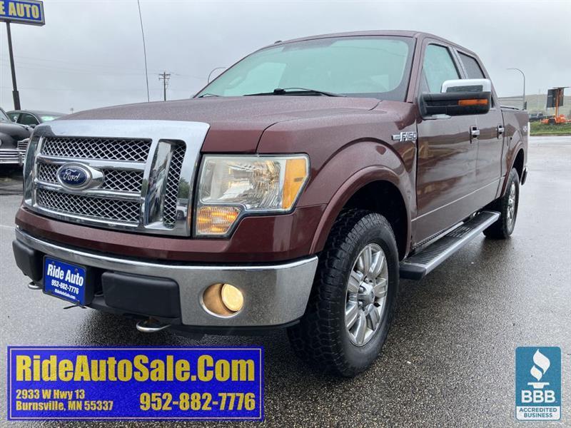 2010 Ford F-150 Lariat Crew cab 4x4 5.4 V8 leather FINANCING!