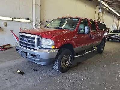 2002 Ford F250 Lariat Crew cab 4x4 7.3 Power Stroke Turbo Diesel!