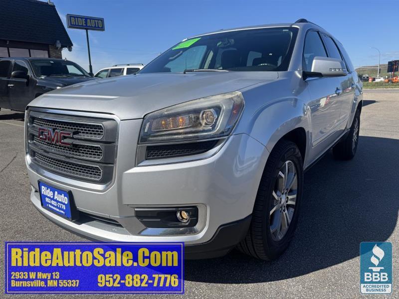 2014 GMC Acadia SLT, 7 Pass. AWD, 3.6 V6, leather, CLEAN !