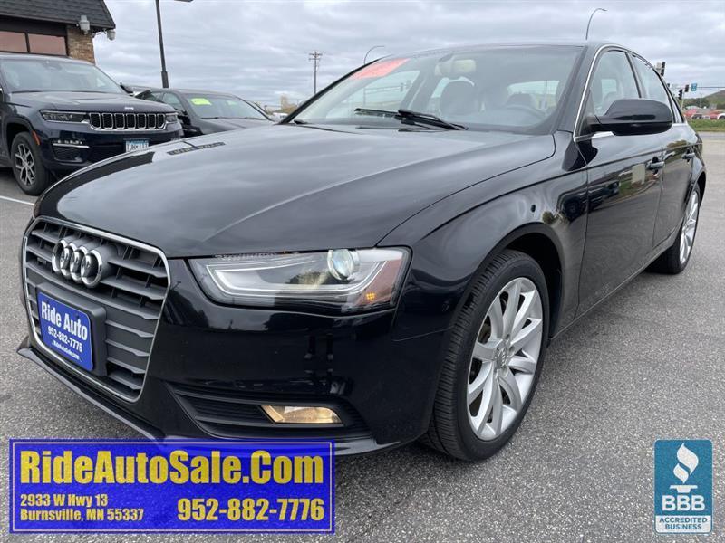 2013 Audi A4 2.0T Quattro, 4dr sedan, AWD, leather, CLEAN!