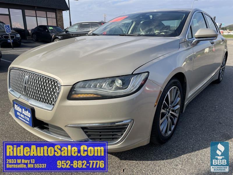 2017 Lincoln MKZ Select, 4dr sedan, AWD, 4cyl, leather, CLEAN !