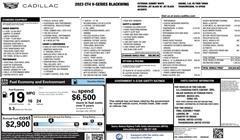 2023 Cadillac CT4-V Blackwing 