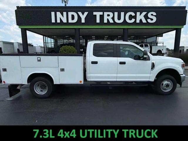 Oxford White 2021 Ford F-350 Super Duty Chassis Pickup Truck Four-Wheel Drive Automatic