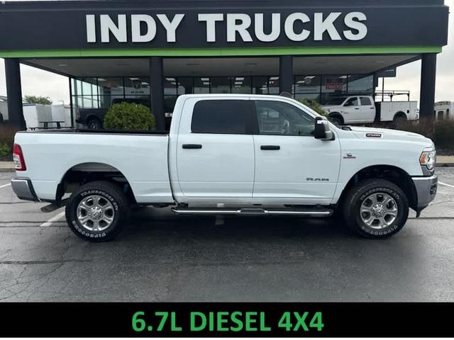 Bright White Clearcoat 2024 RAM 2500 Pickup Truck Four-Wheel Drive 6-Speed Automatic