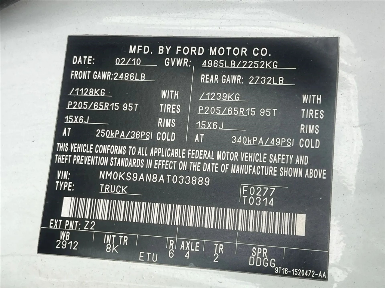 Ford Transit Connect  2010