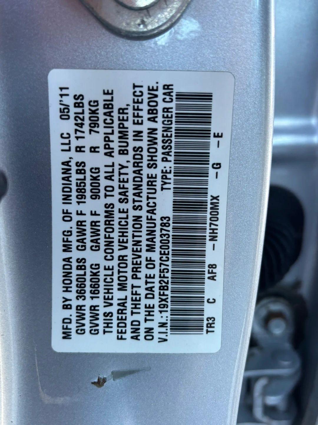 Honda Civic  2012