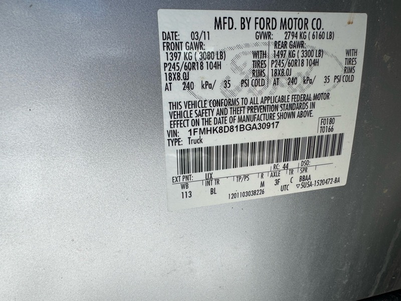 Ford Explorer XLT 4WD 2011