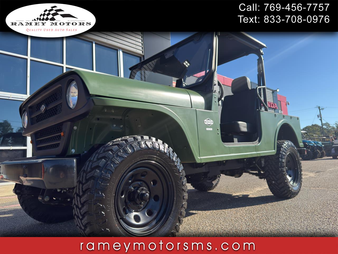 2024 Mahindra ROXOR OFF-ROAD DIESEL