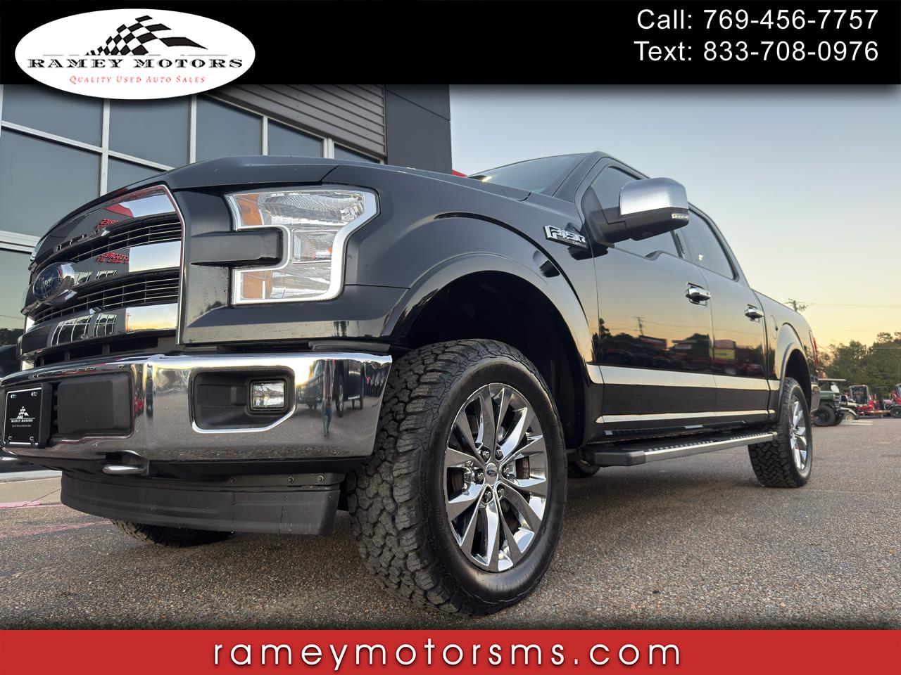 2017 Ford F-150 LARIAT CREWCAB 4WD 5.0L V8 FX4