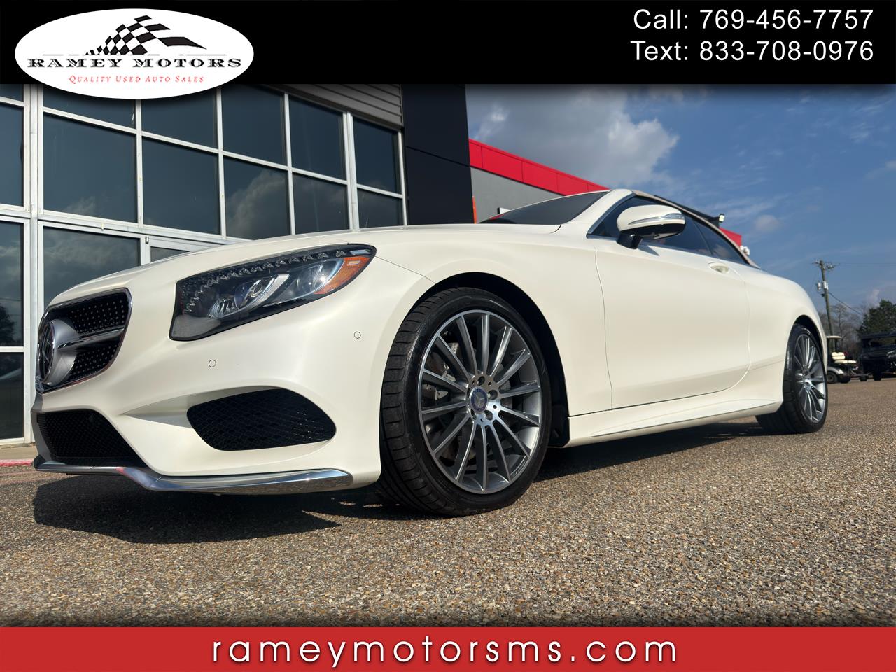 2017 Mercedes-Benz S-Class S 550 CABRIOLET