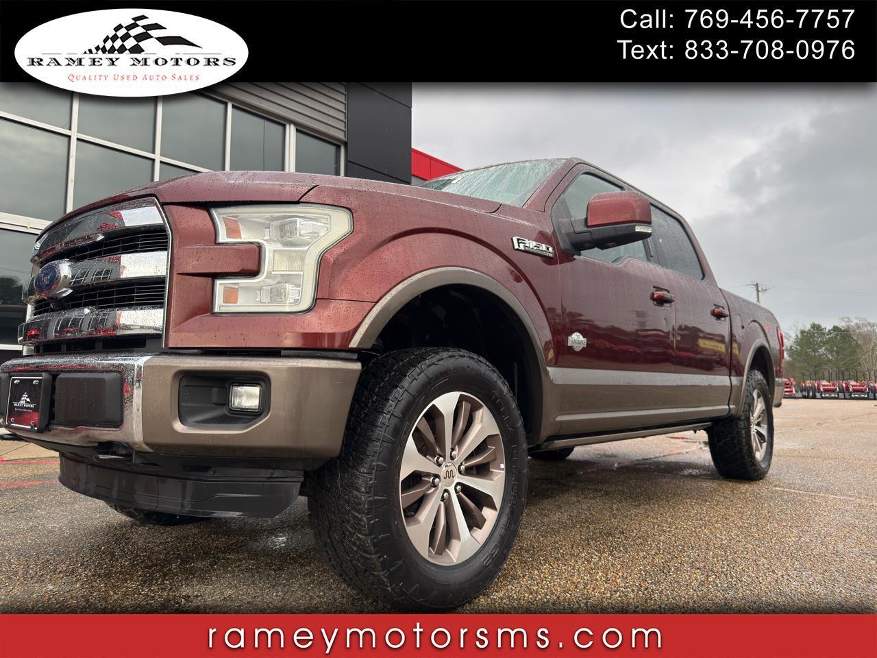 2016 Ford F-150 KING RANCH CREWCAB 4WD 5.0L V8