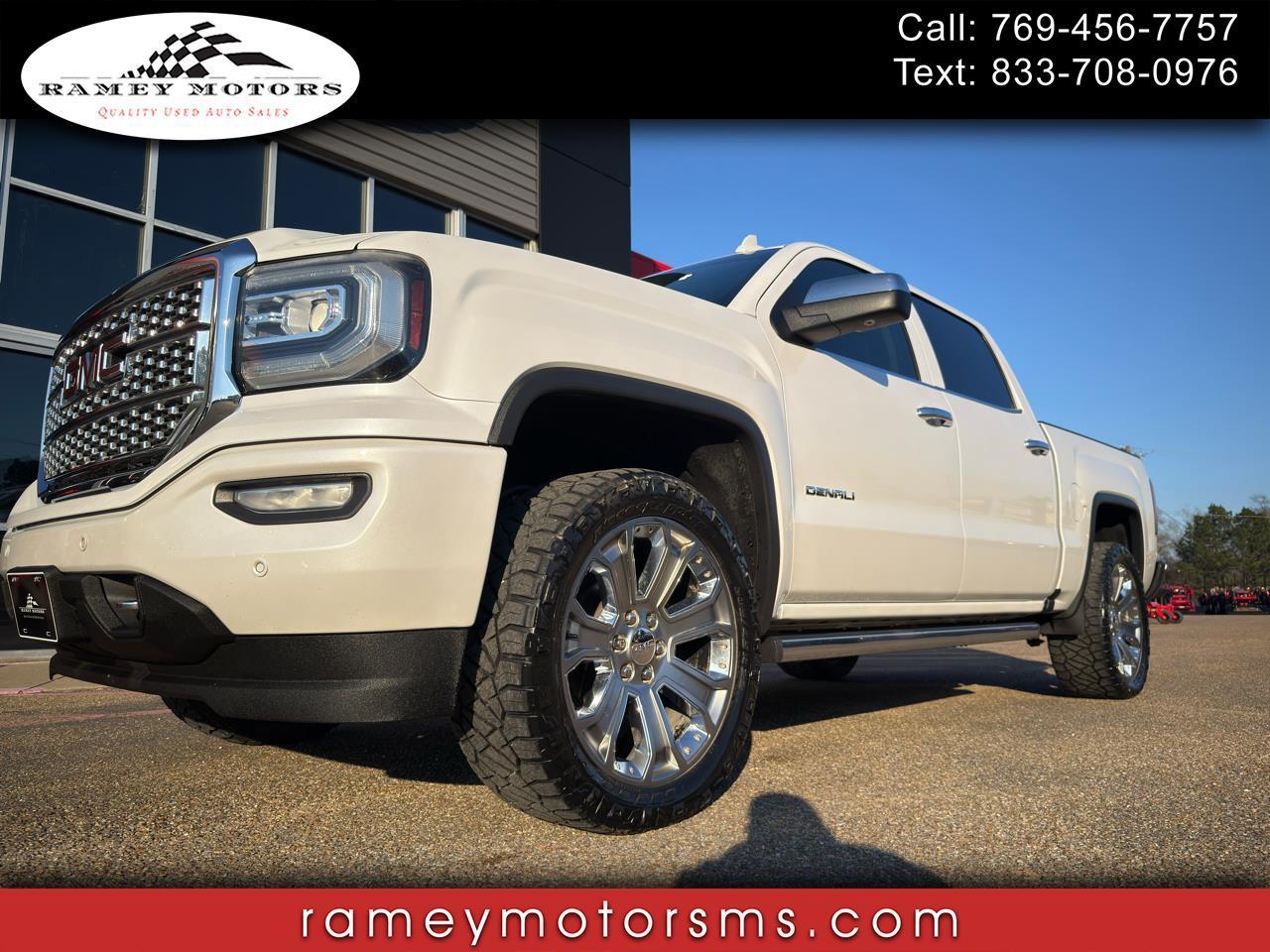 2018 GMC Sierra 1500 DENALI CREWCAB 4WD 6.2L V8