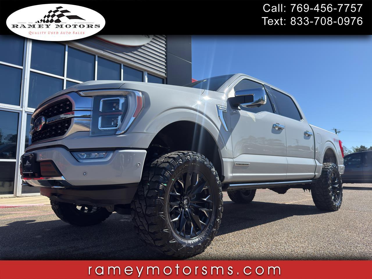 2023 Ford F-150 PLATINUM CREWCAB 4WD POWERBOOST CUSTOM LIFT