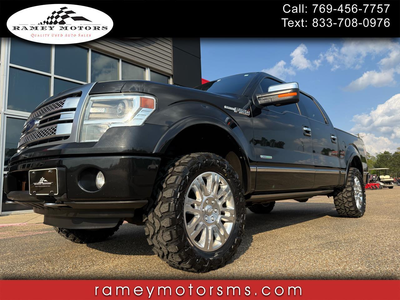 2013 Ford F-150 PLATINUM CREWCAB 4WD