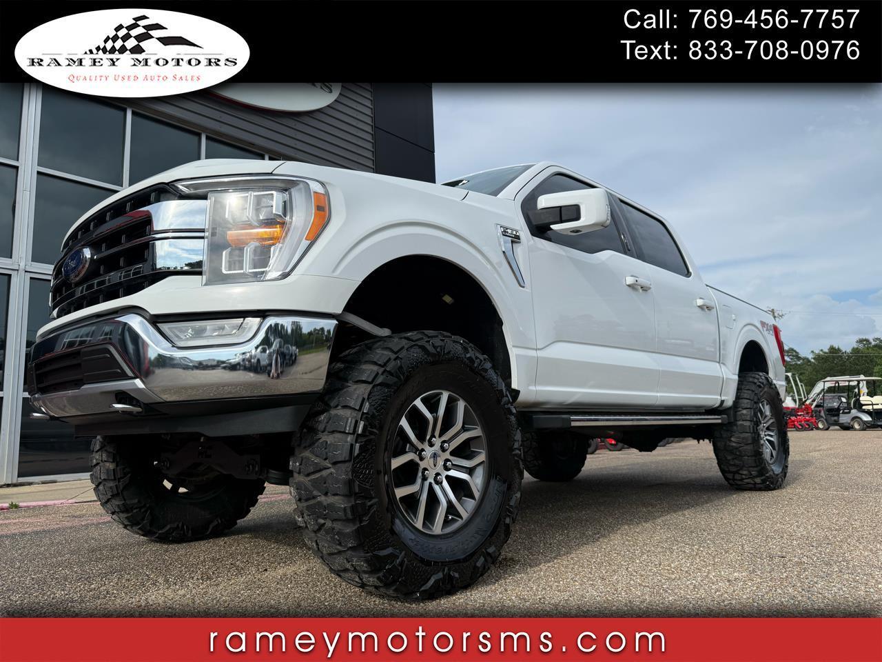 2021 Ford F-150 LARIAT CREWCAB 4WD 5.0L V8 CUSTOM LIFTED
