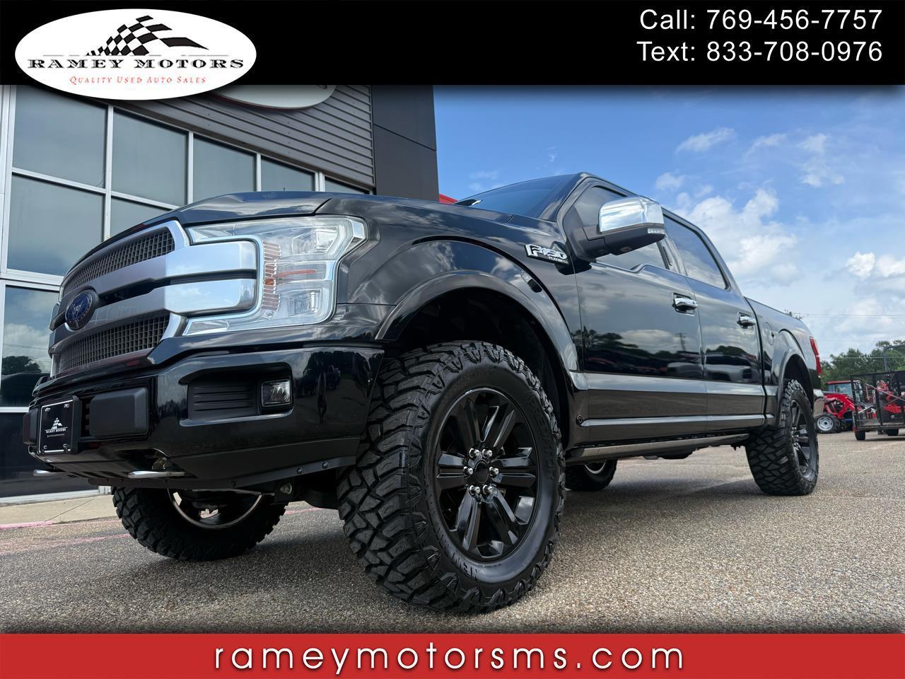 2018 Ford F-150 PLATINUM CREWCAB 4WD 5.0L V8