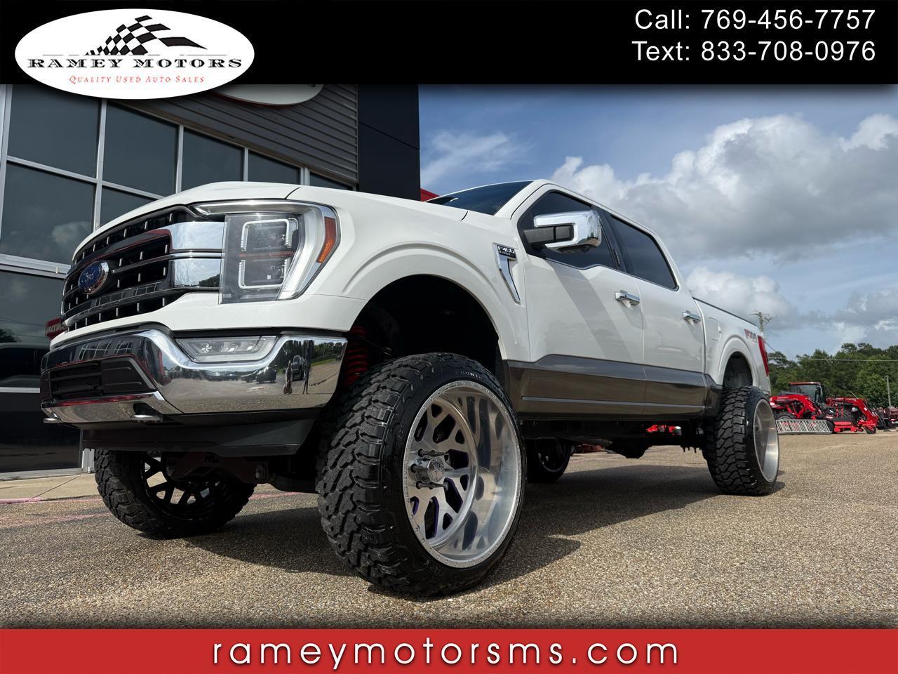 2021 Ford F-150 LARIAT CREWCAB 4WD 5.0L V8 CUSTOM LIFTED