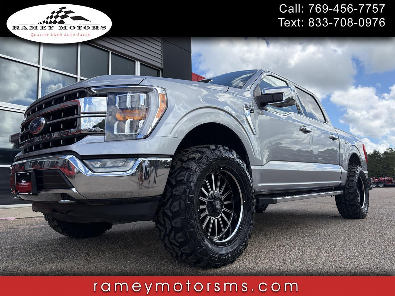 2021 Ford F-150 LARIAT CREWCAB 4WD 5.0L V8 CUSTOM LIFTED
