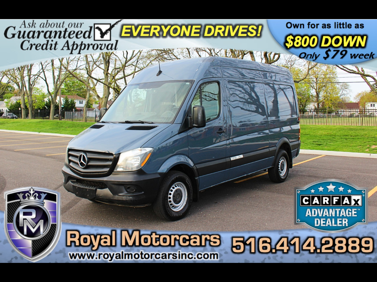 2018 Mercedes-Benz Sprinter Cargo Van 2500 High Roof 144" RWD