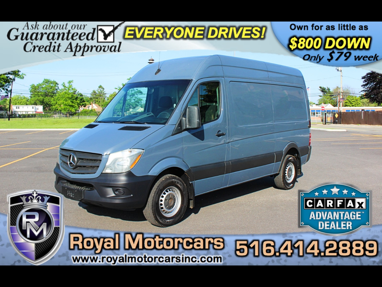 2018 Mercedes-Benz Sprinter Cargo Van 2500 High Roof V6 144" WB