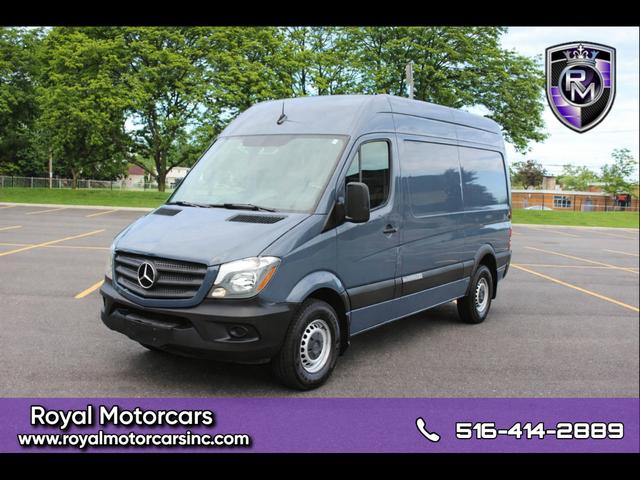 Blue 2018 Mercedes-Benz Sprinter Cargo 2500 144 V6 Worker RWD Van 4X2 Automatic