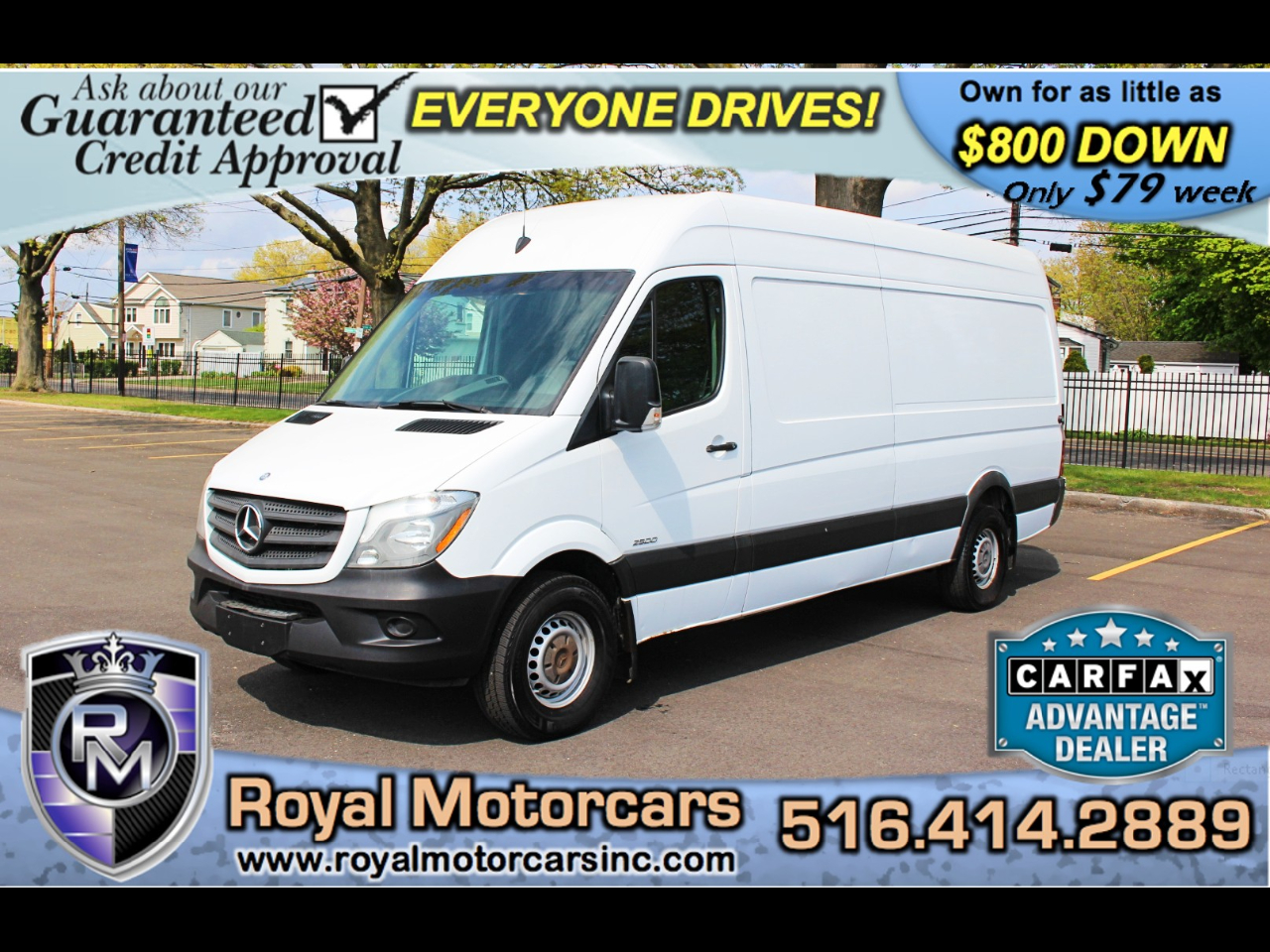 2014 Mercedes-Benz Sprinter Cargo Vans 2500 170"