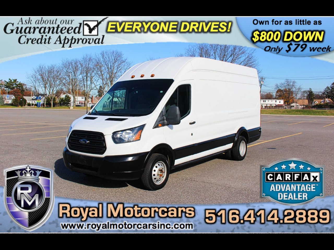 2019 Ford Transit 350 Van HD High Roof 10360lb GVWR Pass. Slide EL