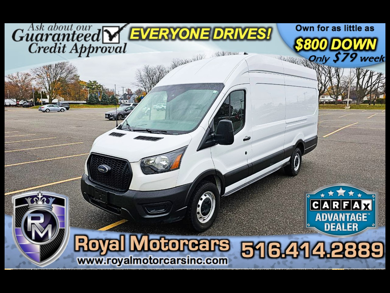 2023 Ford Transit 350 Van High Roof w/Sliding Pass. 148-in. WB EL