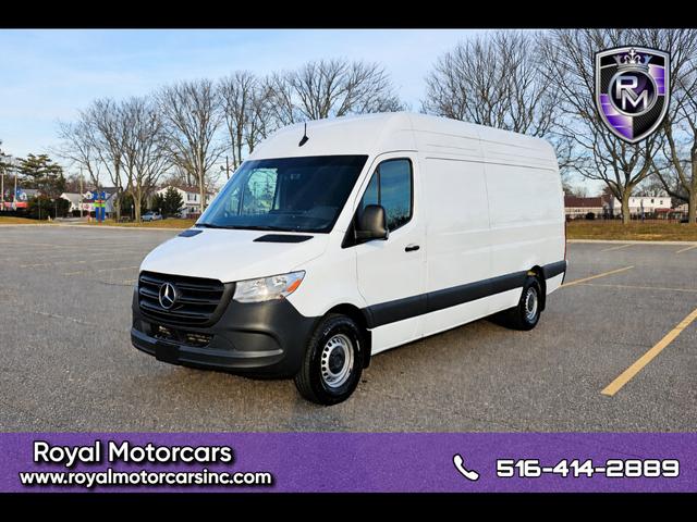 White 2024 Mercedes-Benz Sprinter Cargo 2500 170 High Roof RWD Van Rear-Wheel Drive Automatic