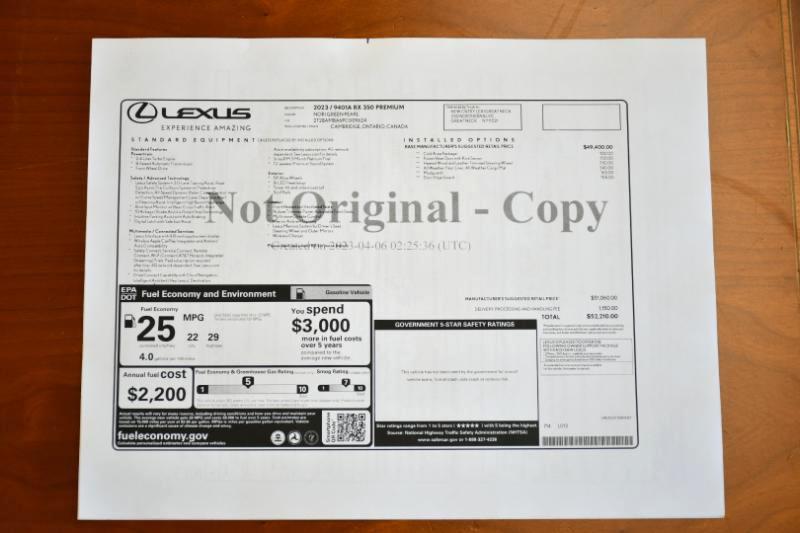 Lexus RX 350 FWD 2023